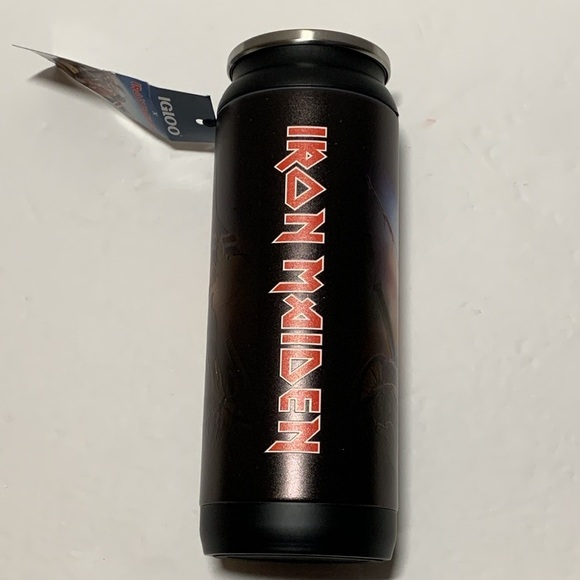 Iron Maiden Band 16 oz TumblerThe Trooper Stainless Steel Igloo Can New - Picture 3 of 12